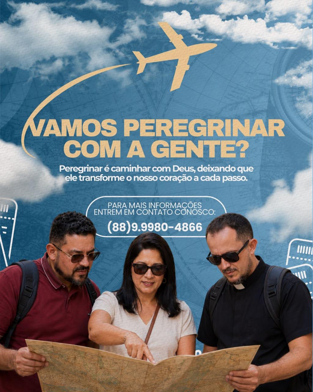 Convite: vamos peregrinar com a gente?